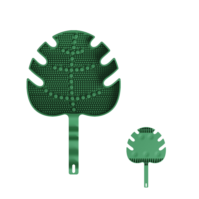 Makeup Brush Cleaning Pad Factory - Silicone Maple Leaf Design