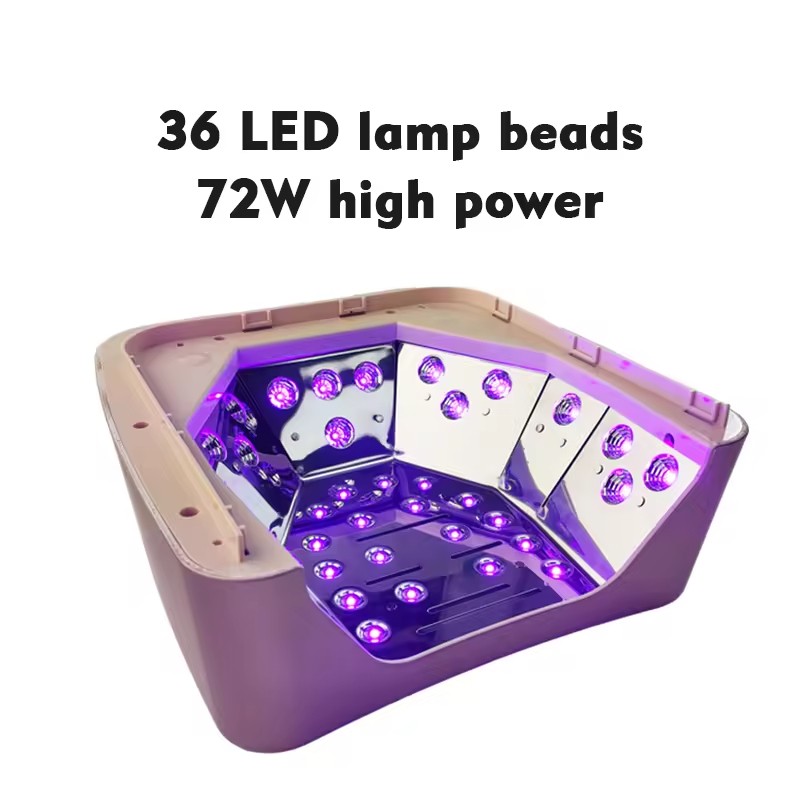 Cordless Nail Dryer Manufacturer - 72W UV LED Rechargeable