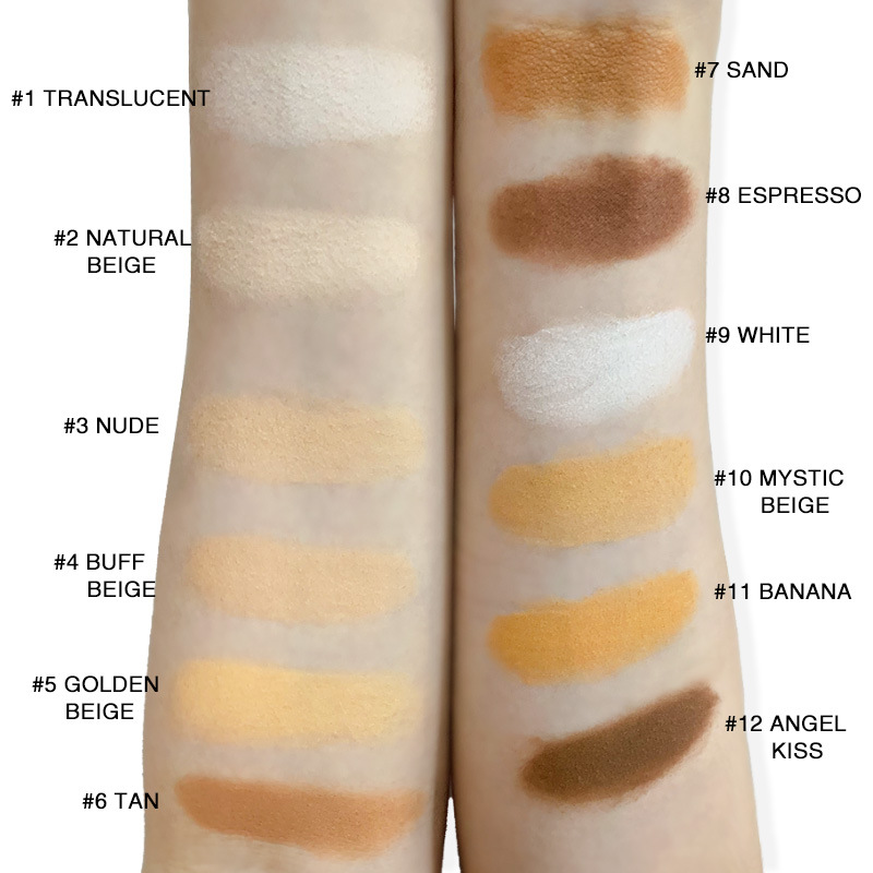 Highlighter Press Powder Supplier - Multi Color Square Compact