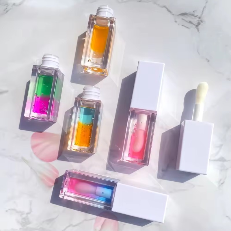 Lip Gloss Supplier - Double Color Vegan Plumper Flavoring