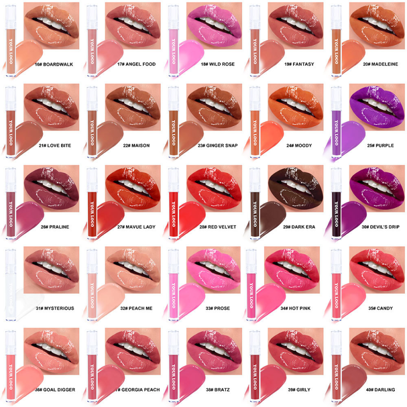 Lip Glaze Manufacturer - Non-Stick Mineral Jelly Shimmer