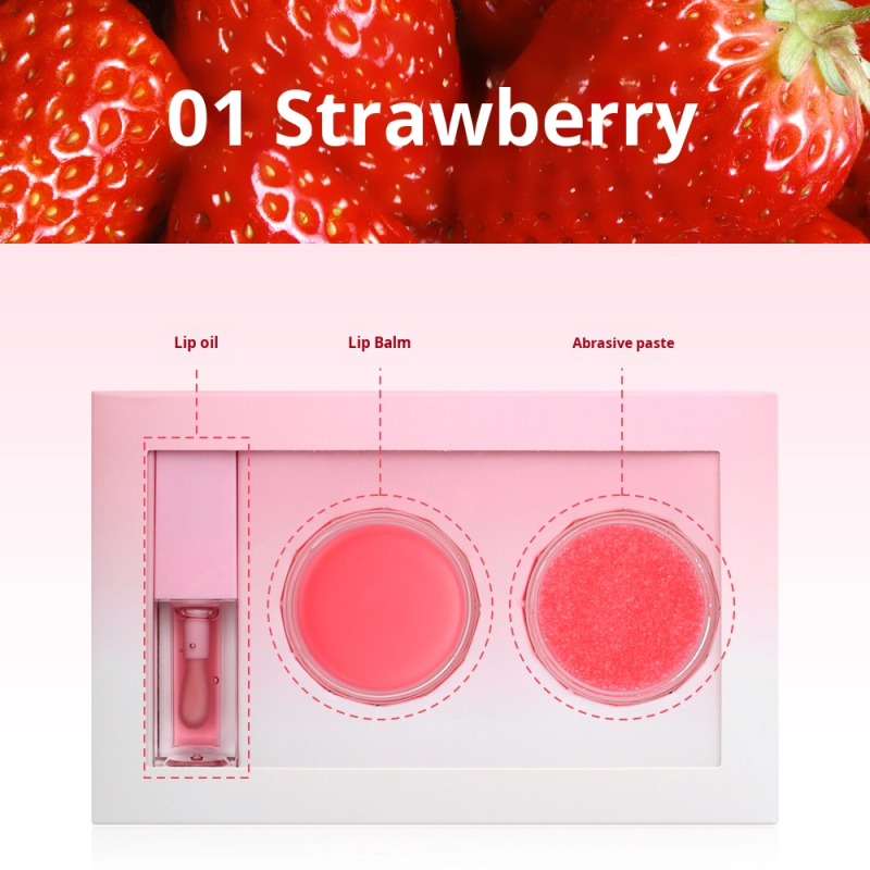 Lip Care Set Supplier - 3 in 1 Plumping Oil Sleeping Mask