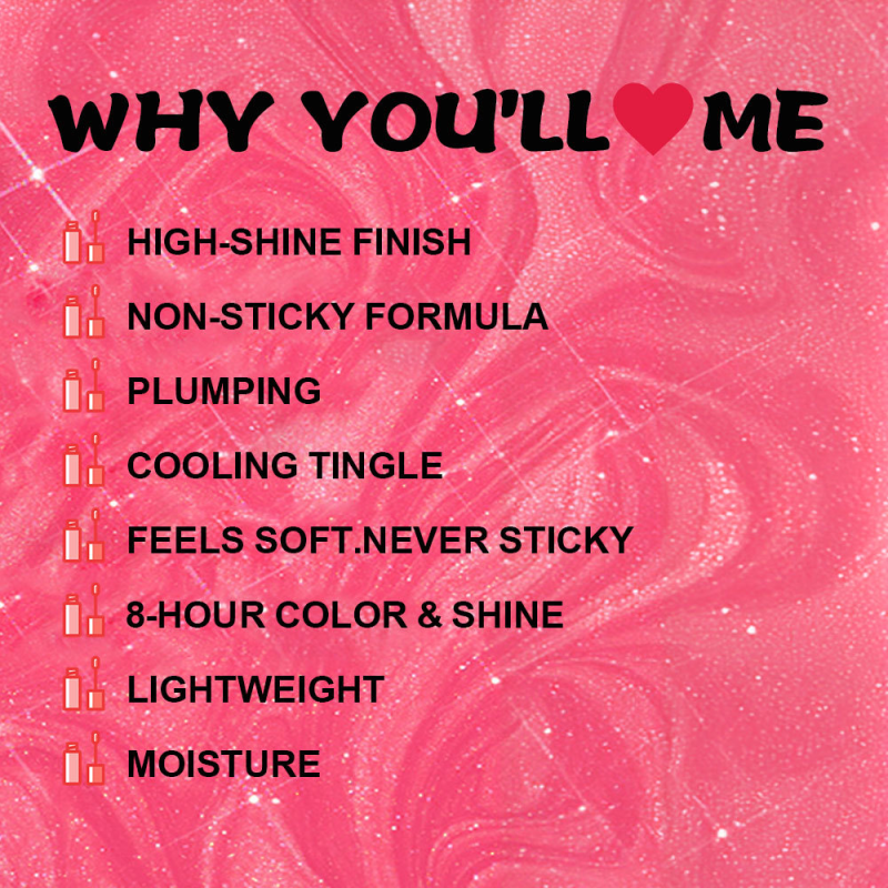 Lip Glaze Manufacturer - Non-Stick Mineral Jelly Shimmer