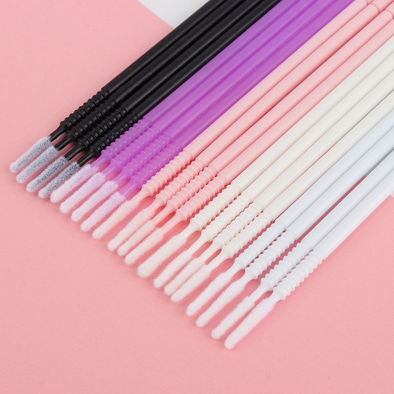 Eyelash Cleaning Swab Manufacturer - Disposable 100 Pcs Nylon