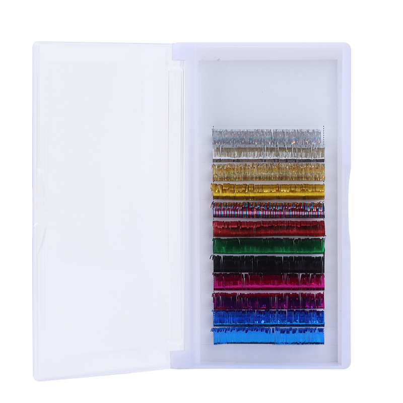 False Eyelashes Supplier - Colorful Silk Thread Densely Packed