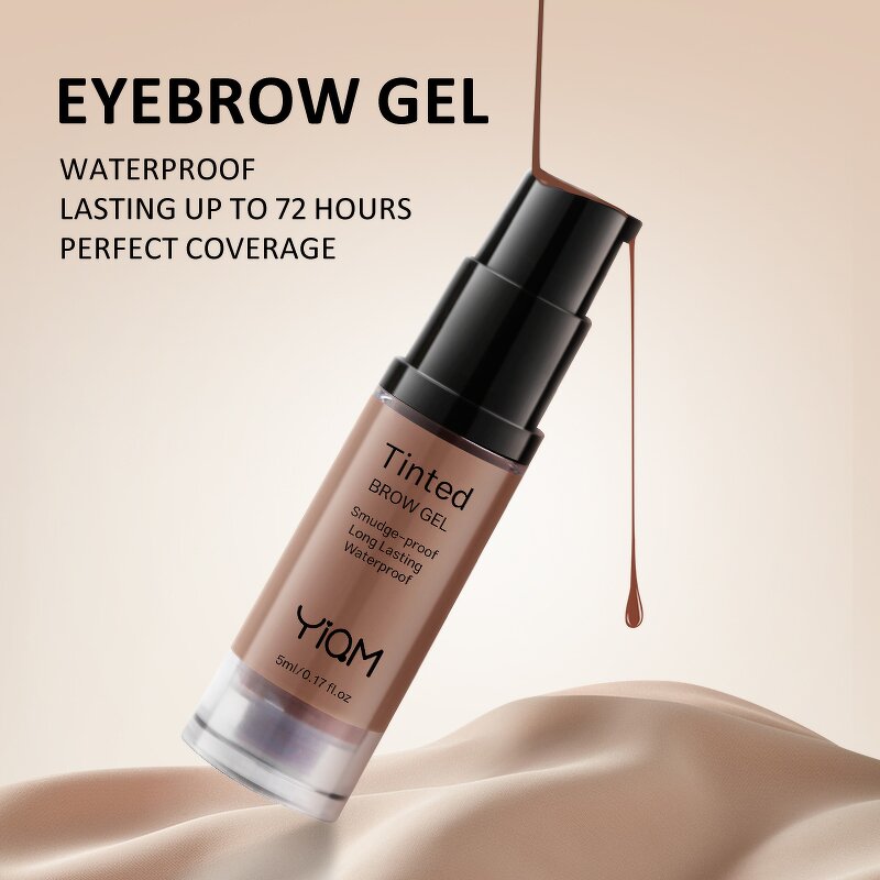 Tinted Eyebrow Gel Manufacturer - OEM Custom Logo Effortless Eyebrows Beautiful Color Waterproof