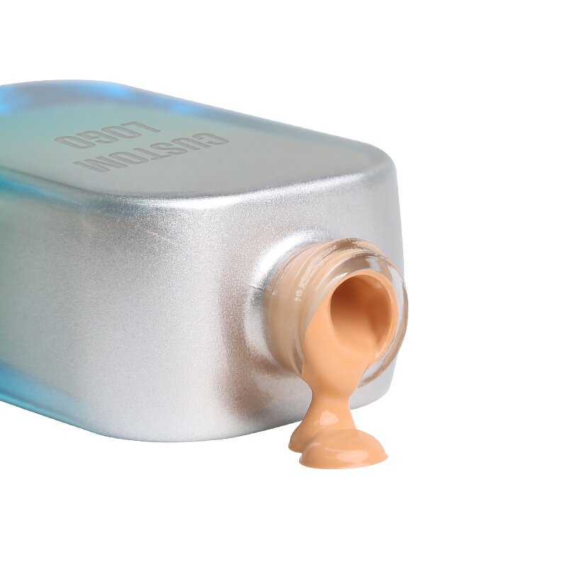 Liquid Foundation Manufacturer - Custom Logo OEM Oil Free Full Coverage - Korean Cosmetics Private Label