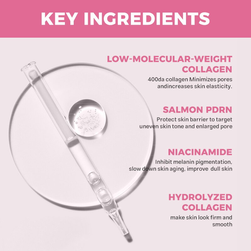 Face Jelly Mask Manufacturer - Salmon DNA PDRN Pink Collagen Firming Pores Dark Spots Glass Skin