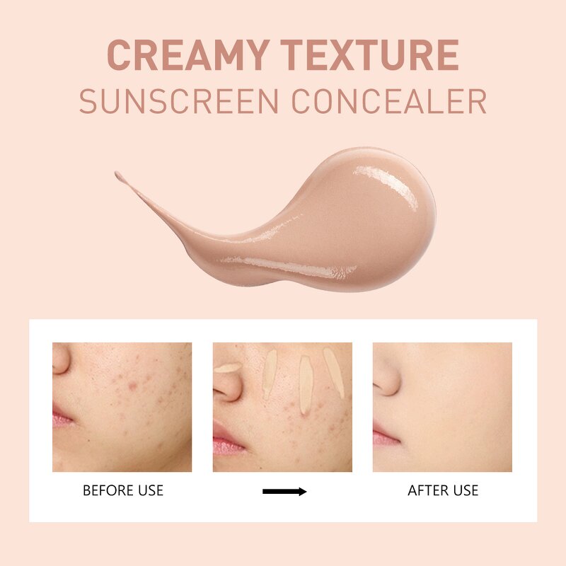 Sunscreen Concealer Manufacturer - SPF 30 PA+++ Brightening Pore Hiding for Daily Makeup