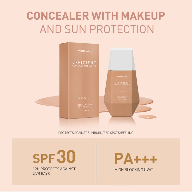 Sunscreen Concealer Manufacturer - SPF 30 PA+++ Brightening Pore Hiding for Daily Makeup