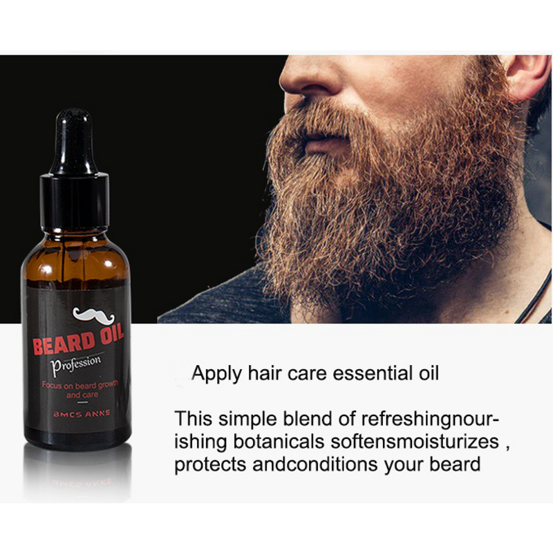 Hair Oil Manufacturer - OEM Custom Logo Private Label Natural Organic Men's Beard Growth Hair Serum