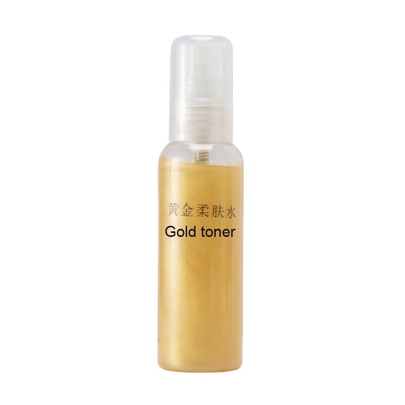 Facial Toner Manufacturer - OEM Gold Face Toner Anti-Aging Moisturizing Soften Skin Facial Toner