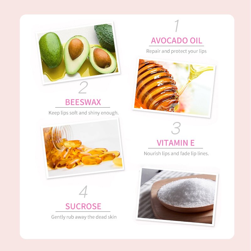 Lip Scrub Manufacturer - Wholesale Custom Logo Private Label Lightening Natural Moisturizing Vegan Pink Lip Scrub