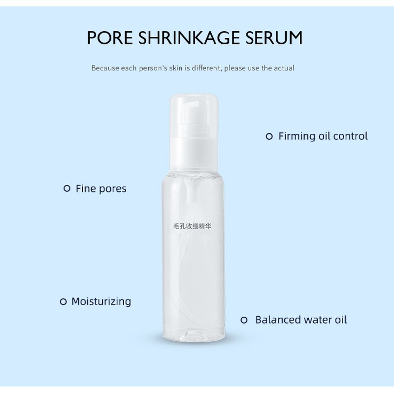Face Serum Manufacturer - Private Label Oil Control Delicate Pores Shrinking Serum Vegan Organic