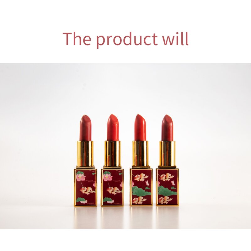 Lip Gloss Manufacturer - New Red Series Sexy Lipstick Chocolate Flavor Silky Lip Gloss Korean Cosmetics
