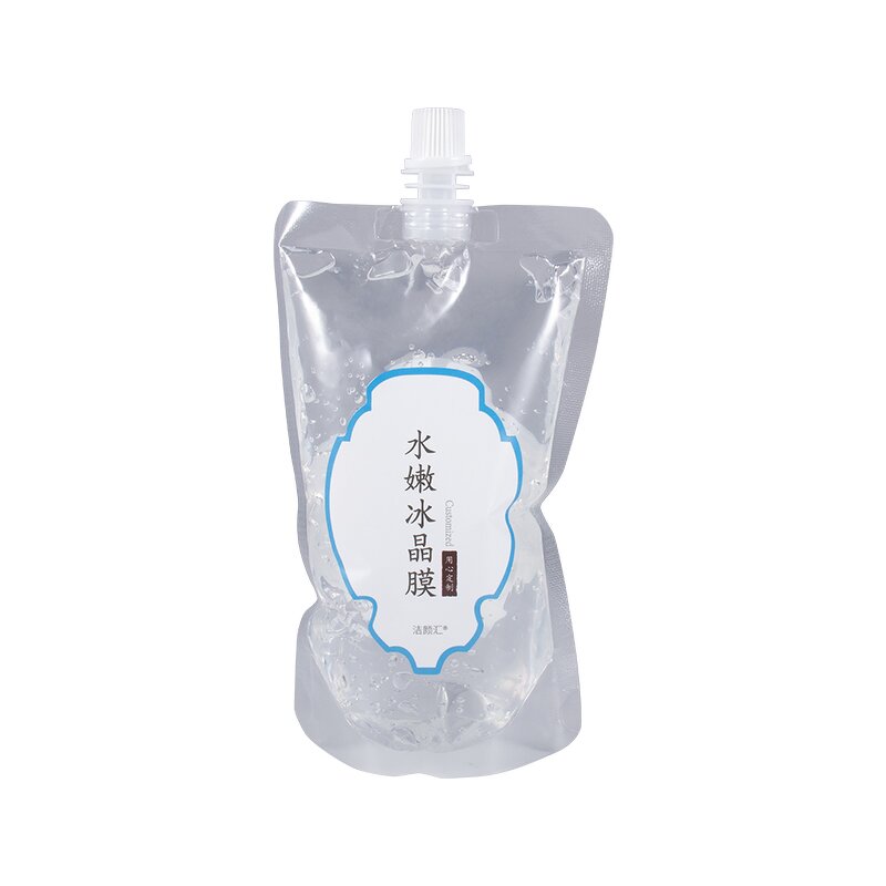 Facial Mask Manufacturer - Sunburn Repair Cooling Crystal Gel Mask Peppermint Soothing Moisturizing Mask