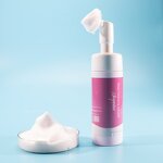 Facial Cleanser Manufacturer - Oem Skincare Whitening Organic Mousse Visage Makeup Remover Rose Foam Face Wash