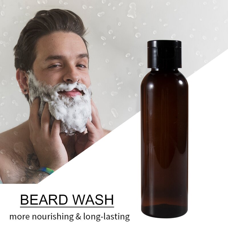 Beard Oil Manufacturer - Private Label Organic Natural Cleaner Men's Serum Liquid Beard Wash Care Products