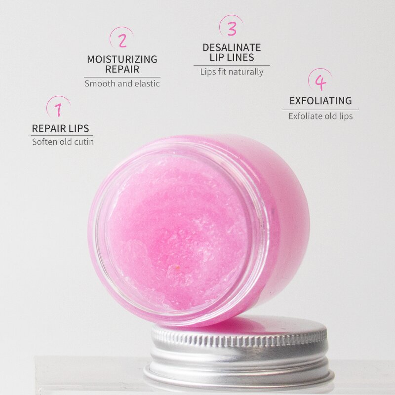 Lip Scrub Manufacturer - Wholesale Custom Logo Private Label Lightening Natural Moisturizing Vegan Pink Lip Scrub