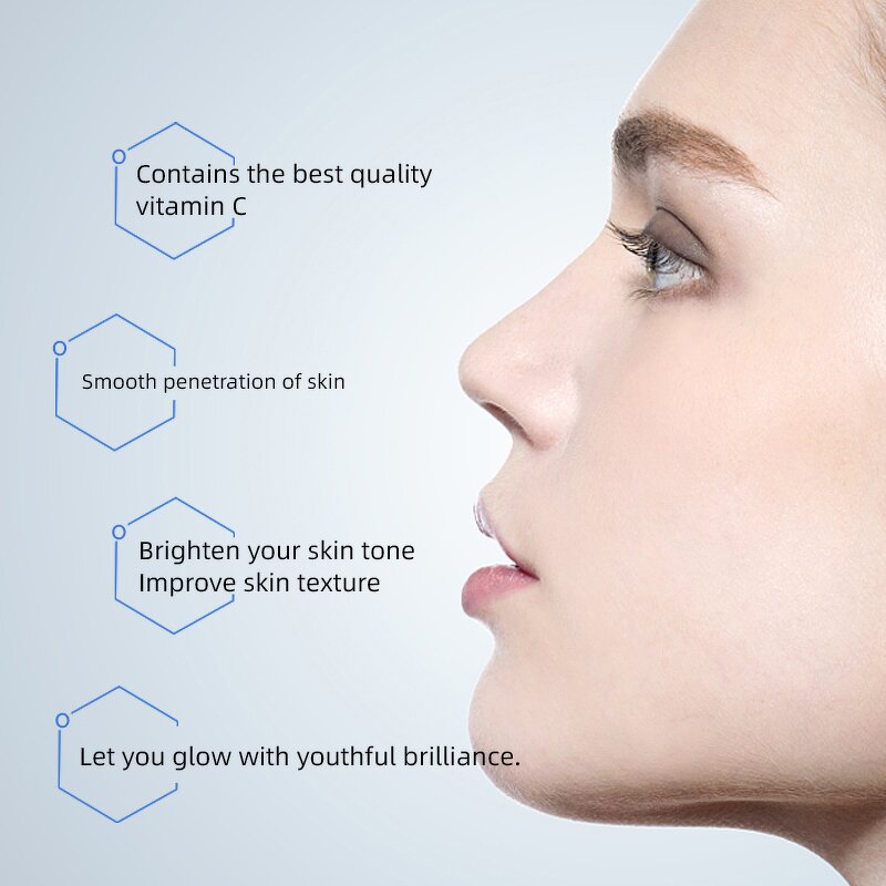 Face Serum Manufacturer - OEM Private Label GHK-Cu Whitening Organic Collagen 24K Gold Blue Copper Peptide