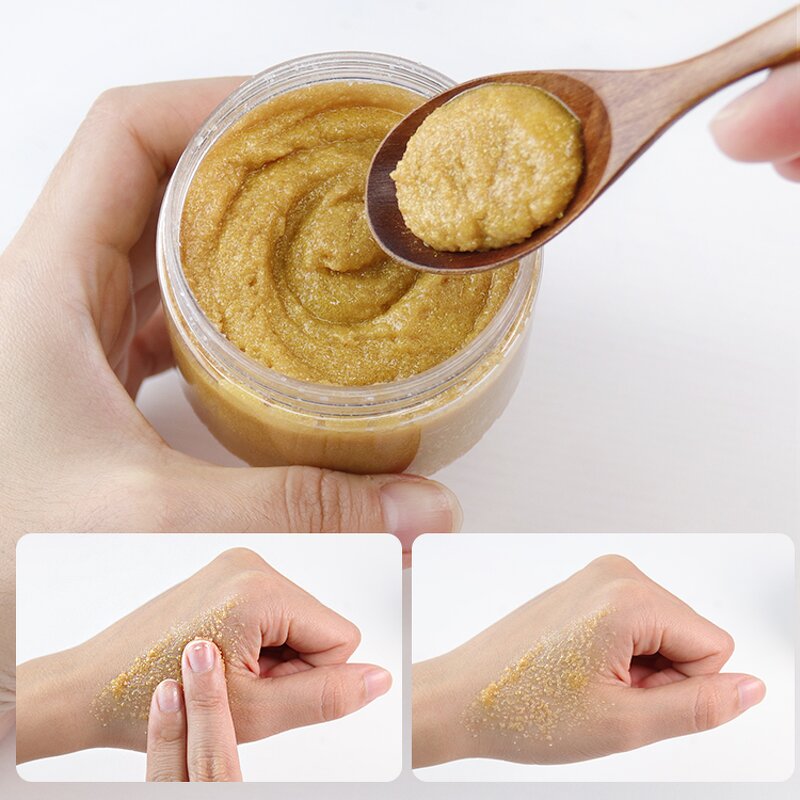 Body Scrub Manufacturer - Private Label Whipped Bodyscrub Vegan Whitening Organic 24K Gold Exfoliating Scrub