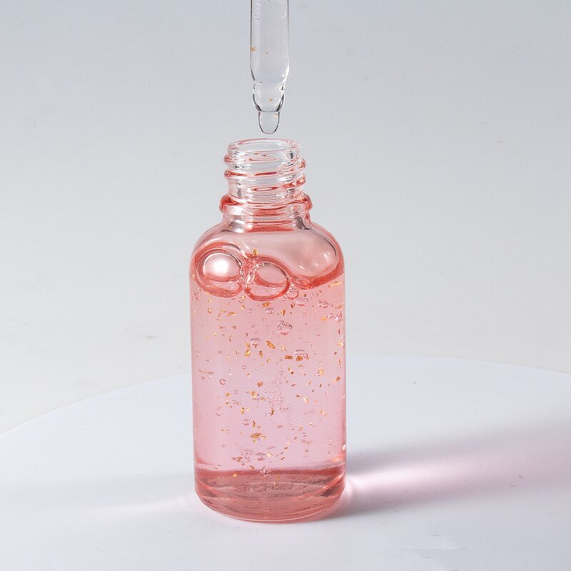 Face Serum Manufacturer - Radiant Skin Glowing 24k Gold Rose Serum Organic Shrink Pores Refresh Moisturizing