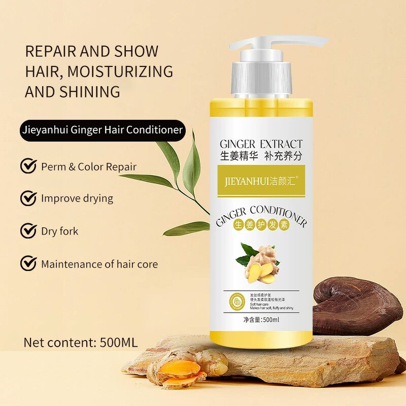Hair Mask Manufacturer - Organic Ginger Hair Care Smooth Repair Frizz Improvement Conditioner