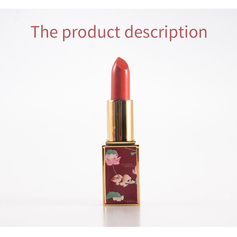 Lip Gloss Manufacturer - New Red Series Sexy Lipstick Chocolate Flavor Silky Lip Gloss Korean Cosmetics