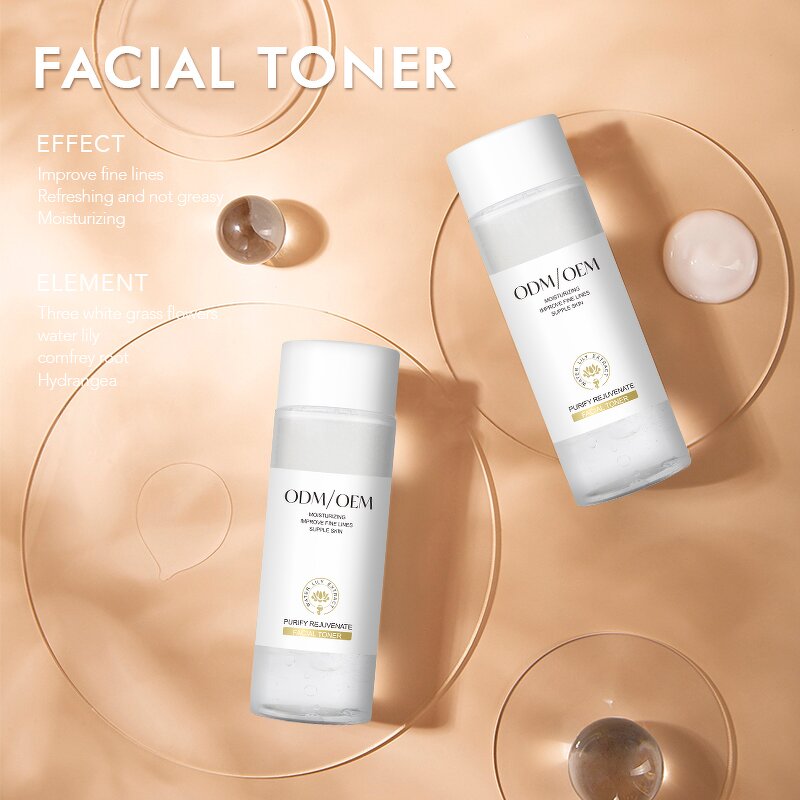 Facial Toner Manufacturer - Private Label Plant Extract Toner Repair Fine Lines Moisturizing Vegan Organic