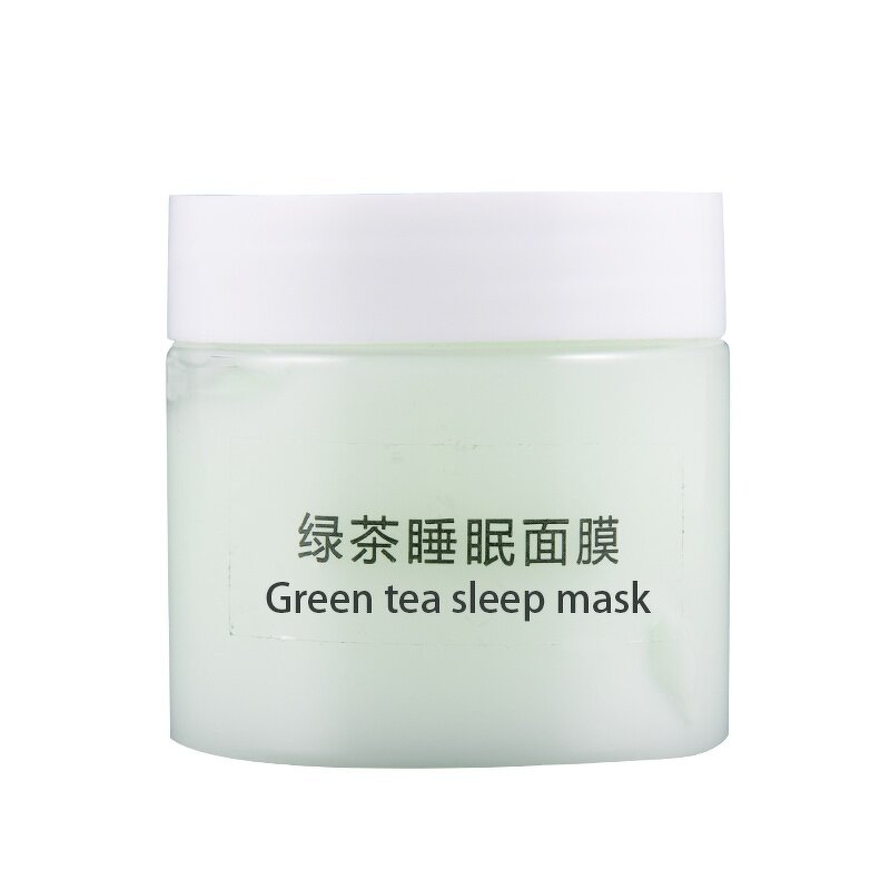 Facial Mask Manufacturer - Natural Nourishing Whitening Green Tea Sleep Mask Anti-Oxidation Gel Mask