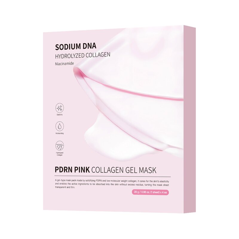 Sheet Face Gel Mask Manufacturer - 28g*4 Salmon DNA Overnight Hydrating & Wholesale