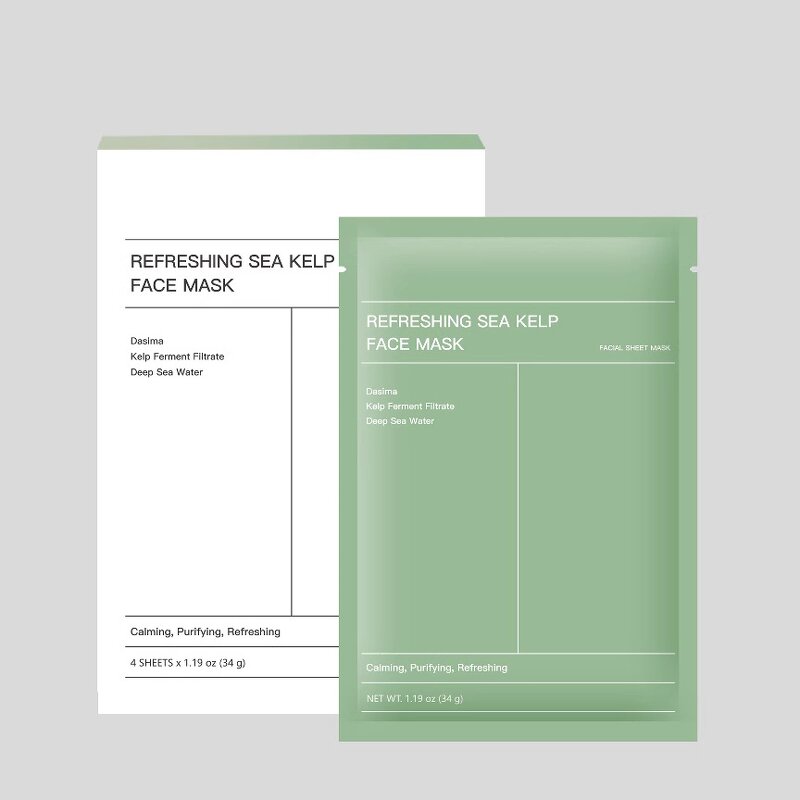 Facial Mask Manufacturer - 4 Pcs/Box Collagen Real Herbal Firming Brightening & Wholesale