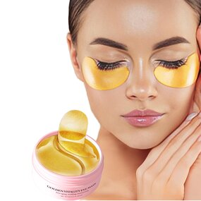 Hydrogel Eye Patches Manufacturer - 60-Piece 24K Golden Collagen Anti-Aging & Organic