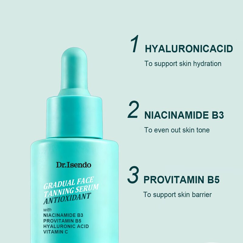 Tanning Serum Manufacturer - Skin Color Correcting Medium Self Tan Natural Bronzing