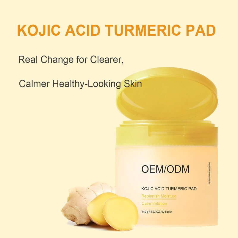Clarifying Pads Manufacturer - 6-Layer Kojic Acid Turmeric for Gentle Exfoliation & OEM