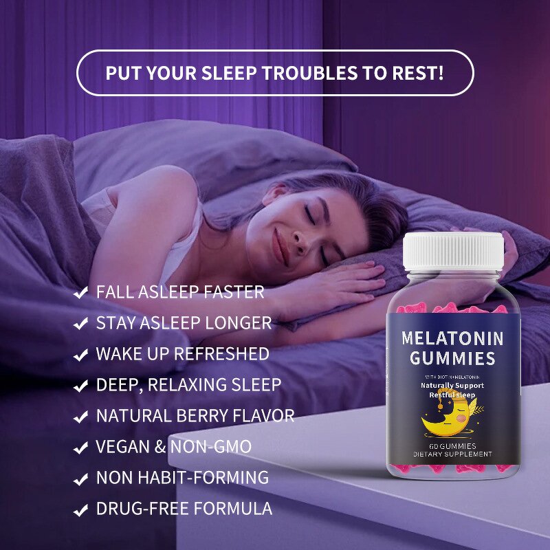 Melatonin Gummies Manufacturer - Sleep Aid for Adults & OEM Private Label