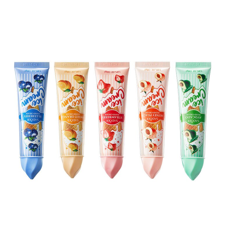 Hand Cream Set Manufacturer - SADOER 5 in 1 - Moisturizing Whitening Blueberry Fruit