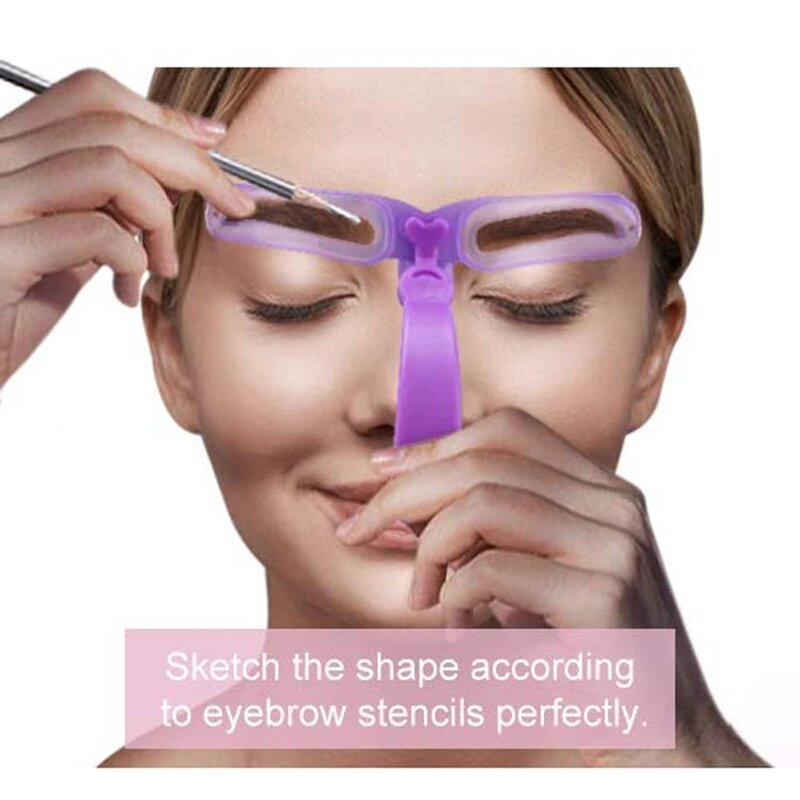 Eyebrow Stencil Kit Manufacturer - Low MOQ Custom ODM 8 in 1 - Grooming Shaping Reusable