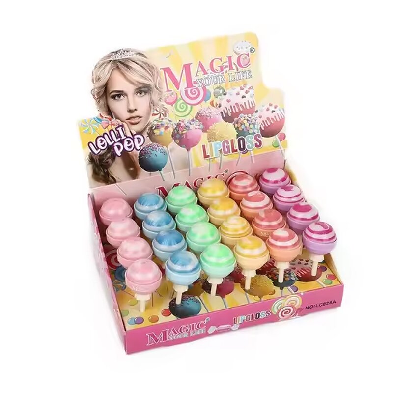 Lipgloss Balm Set Manufacturer - Private Label Custom - 2in1 Honey Lollipop Kids