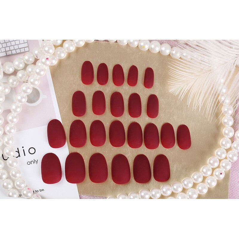 Nail Tips Manufacturer - Water Drop Almond Euro-n French - Cute Wearing Art Charms Wholesale