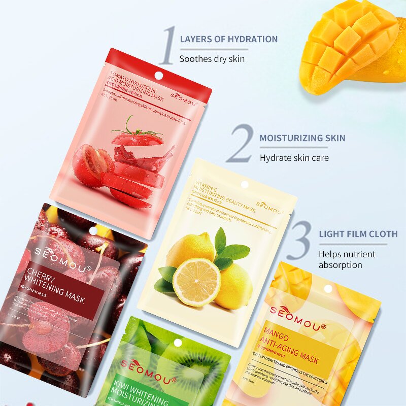 Facial Mask Manufacturer - Wholesale OEM Fruit - Vitamin C Organic Moisturizing