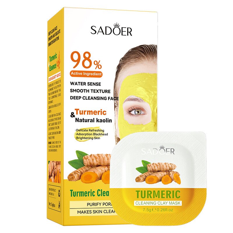 Facial Mask Manufacturer - Private Label - Detox Acne Oil Control Green Tea Turmeric Clay
