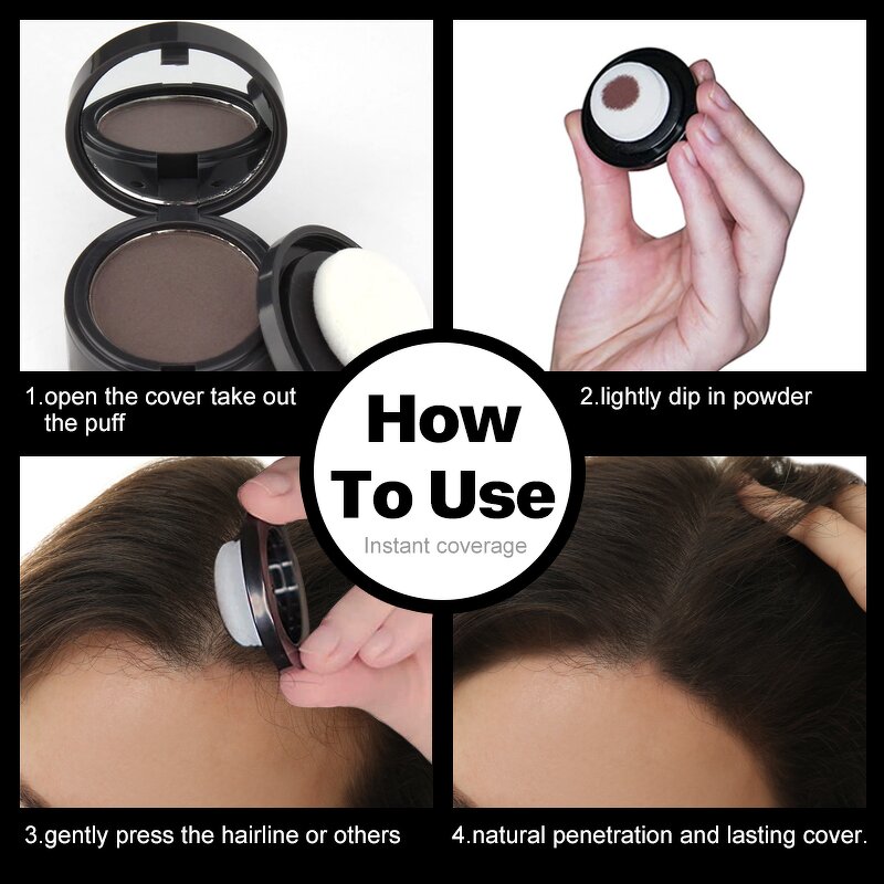 Hairline Powder Manufacturer - OEM/ODM 15 Color - Root Cover Up Fiber Concealer