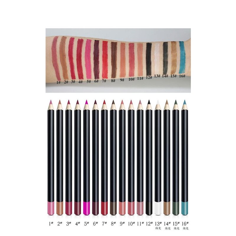 Eye & Lipliner Pencil Manufacturer - Wooden Multi-colored - Private Label