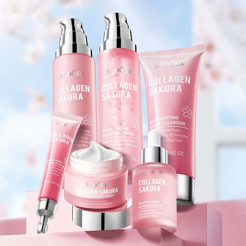 Skin Care Set Manufacturer - Cherry Blossom Protein - Moisturizing Liangze Sakura Efficacy