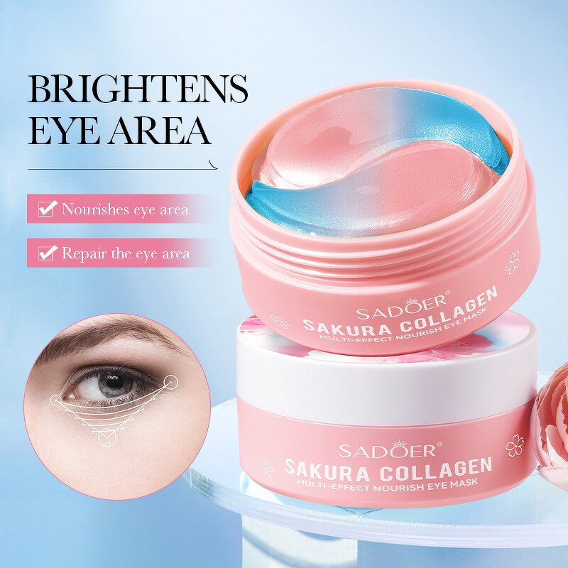 Eye Mask Manufacturer - SADOER Cherry Blossom Collagen - Nourishing Moisturizing Crystal