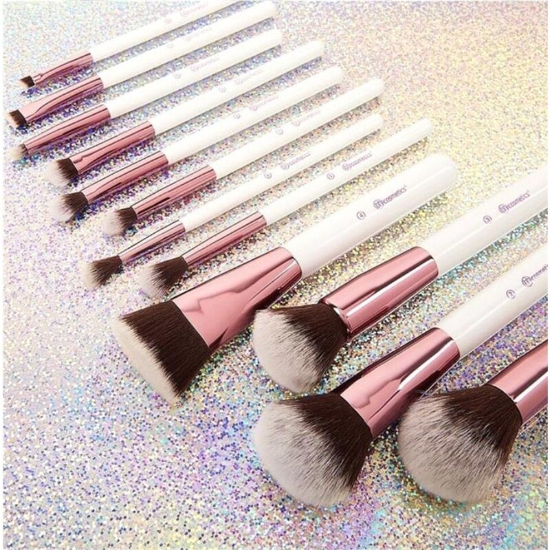 Makeup Brush Set Manufacturer - Wooden 12pcs - Blending Private Label High Quality