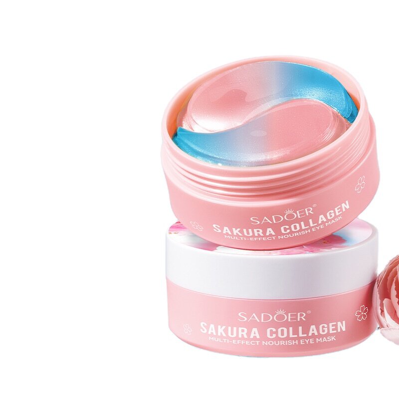 Eye Mask Manufacturer - SADOER Cherry Blossom Collagen - Nourishing Moisturizing Crystal