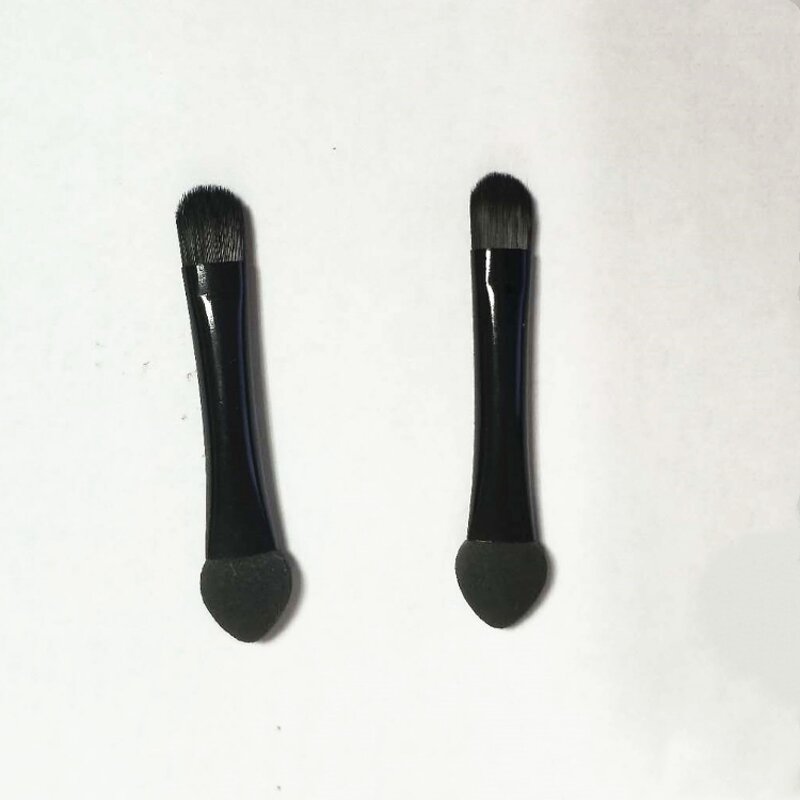 Eyeshadow Brush Manufacturer - Custom Metal Handle Nylon Hair - Double Ended High Quality