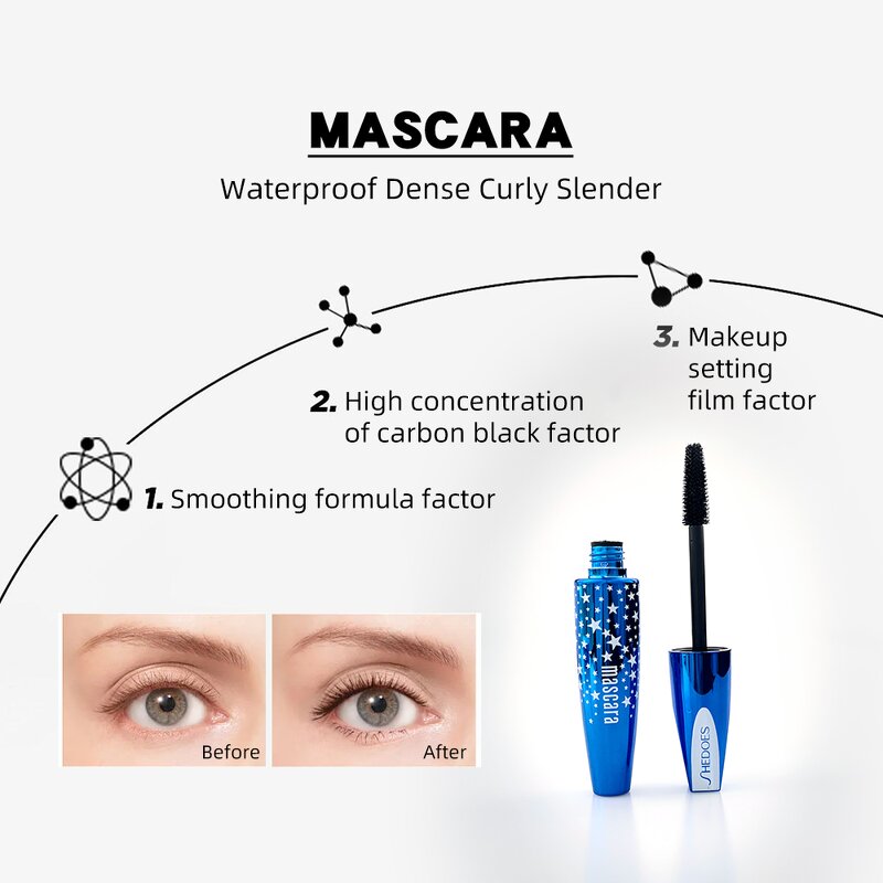 Mascara Manufacturer - 4D Waterproof Volume - Lengthening Black Factory Direct